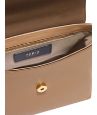 FURLA MOONLIGHT  Mini bolso con bandolera caramelo - Bolsos Mujer - 4
