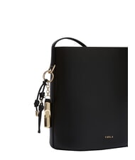 FURLA ROXIE Bolso de hombro de piel negro - Bolsos Mujer - 4