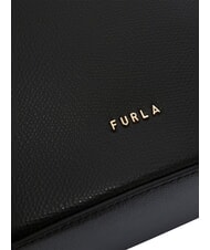 FURLA ROXIE Bolso de hombro de piel negro - Bolsos Mujer - 6