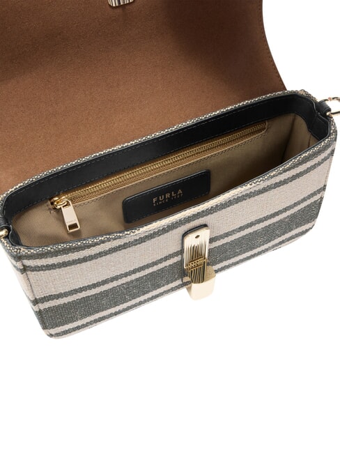 IRIDE Bolso de hombro de piel tonos &iacute;ndigo - Bolsos Mujer