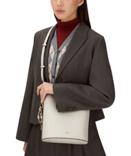 FURLA ROXIE Bolso de hombro de piel CREMA - Bolsos Mujer - 2