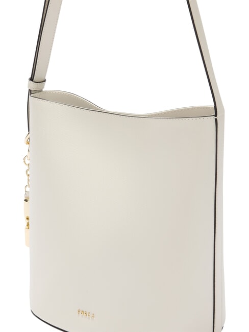 ROXIE Bolso de hombro de piel CREMA - Bolsos Mujer