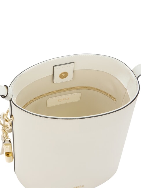 ROXIE Bolso de hombro de piel CREMA - Bolsos Mujer