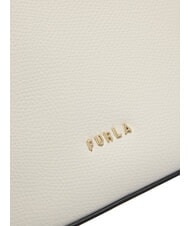 FURLA ROXIE Bolso de hombro de piel CREMA - Bolsos Mujer - 7