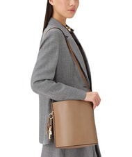 FURLA ROXIE Bolso de hombro de piel caramelo - Bolsos Mujer - 2