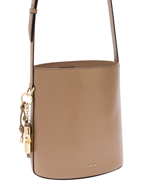 ROXIE Bolso de hombro de piel caramelo - Bolsos Mujer