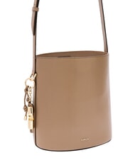 FURLA ROXIE Bolso de hombro de piel caramelo - Bolsos Mujer - 5