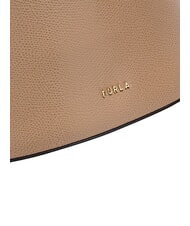 FURLA ROXIE Bolso de hombro de piel caramelo - Bolsos Mujer - 7