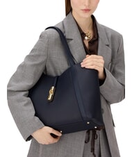 FURLA GOCCIA Bolso de hombro, piel azul tinta - Bolsos Mujer - 2