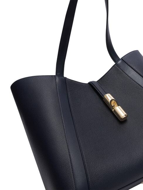 GOCCIA Bolso de hombro, piel azul tinta - Bolsos Mujer