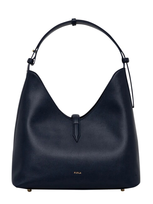 GOCCIA Bolso bandolera de piel azul tinta - Bolsos Mujer