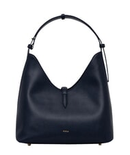 FURLA GOCCIA Bolso bandolera de piel azul tinta - Bolsos Mujer - 2