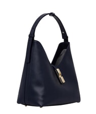 FURLA GOCCIA Bolso bandolera de piel azul tinta - Bolsos Mujer - 3