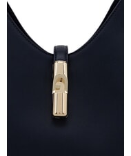 FURLA GOCCIA Bolso bandolera de piel azul tinta - Bolsos Mujer - 4