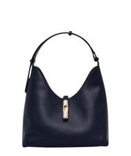 FURLA GOCCIA Bolso bandolera de piel azul tinta - Bolsos Mujer - 6