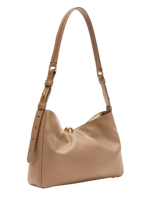 SFERA SOFT  Bolso bandolera de piel caramelo - Bolsos Mujer