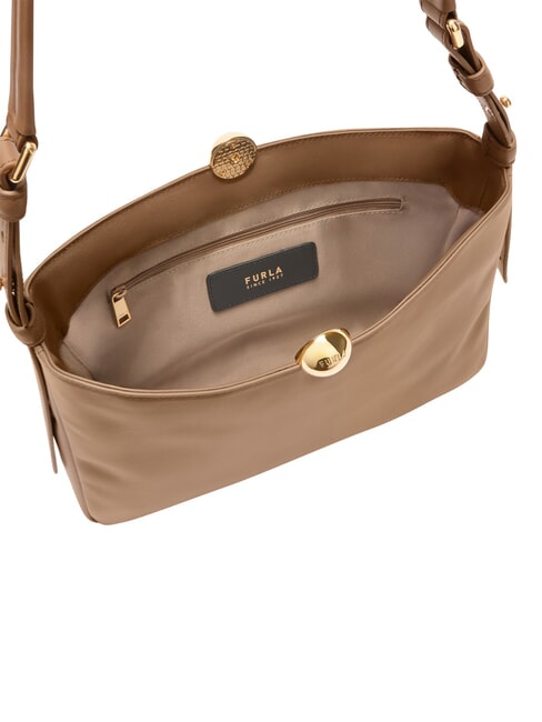 SFERA SOFT  Bolso bandolera de piel caramelo - Bolsos Mujer