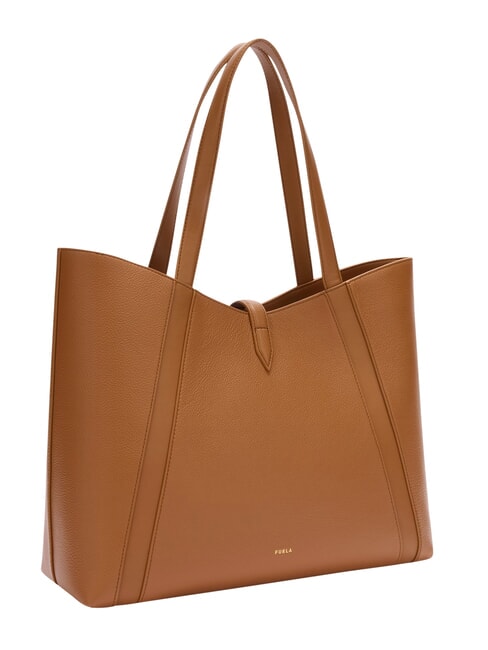 GOCCIA Bolso de hombro, piel brandy - Bolsos Mujer