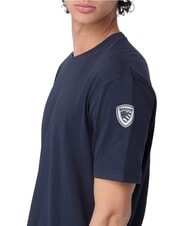 BLAUER HANSON Camiseta de algod&oacute;n de manga corta azul - camiseta - 3