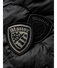 BLAUER CAMELIA Chaqueta corta acolchada de plumas con capucha. negro - Chaquetas de plumas de mujer - 4