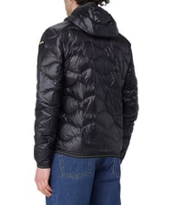 BLAUER WAVE Chaqueta corta acolchada de plumas con capucha. negro - Chaquetas de plumas para hombre - 2