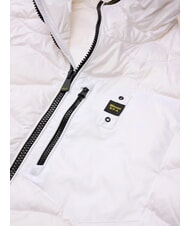 BLAUER WAVE Chaqueta corta acolchada de plumas con capucha. blanco &oacute;ptico - Chaquetas de plumas para hombre - 5