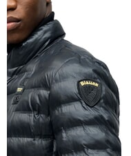 BLAUER SEWALL Chaqueta corta acolchada de plum&oacute;n, cuello alto negro/gris 995 - Chaquetas de plumas para hombre - 6