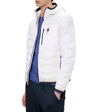 BLAUER WAVE Chaqueta corta acolchada de plumas con capucha. blanco &oacute;ptico - Chaquetas de plumas para hombre - 4