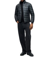 BLAUER SEWALL Chaqueta corta acolchada de plum&oacute;n, cuello alto negro/gris 995 - Chaquetas de plumas para hombre - 4