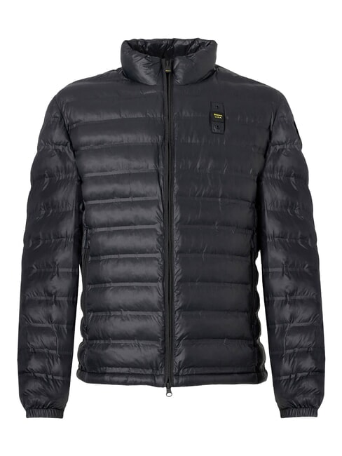 SEWALL Chaqueta corta acolchada de plum&oacute;n, cuello alto negro/gris 995 - Chaquetas de plumas para hombre