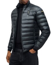 BLAUER SEWALL Chaqueta corta acolchada de plum&oacute;n, cuello alto negro/gris 995 - Chaquetas de plumas para hombre - 3
