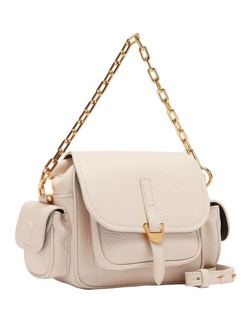CAMPUS  Mini bolso de hombro, en piel CORDERO BLANCO - Bolsos Mujer