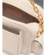 COCCINELLE CAMPUS  Mini bolso de hombro, en piel CORDERO BLANCO - Bolsos Mujer - 4