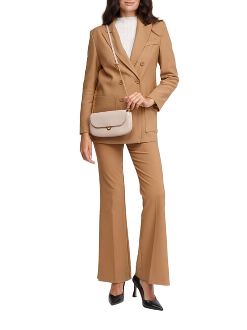 DEW Bolso peque&ntilde;o de piel martillada rosetas - Bolsos Mujer