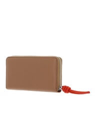 COCCINELLE MYRTHA MAXI LOG Cartera grande de cuero con cremallera negro / rojo - Bolsos Mujer - 3