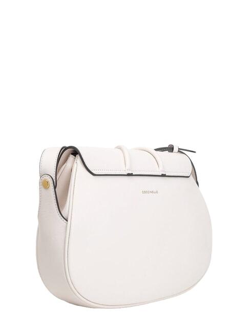 CARMY Bolso de hombro de piel blanco - Bolsos Mujer