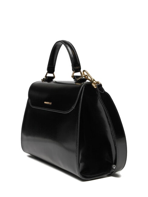 DEW SHINY CALF Bolso de mano con correa para el hombro. negro - Bolsos Mujer