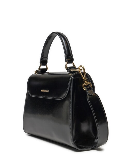 DEW SHINY CALF Bolso de mano con correa para el hombro. negro - Bolsos Mujer