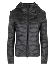 BLAUER CAMELIA Chaqueta corta acolchada de plumas con capucha. negro - Chaquetas de plumas de mujer - 5