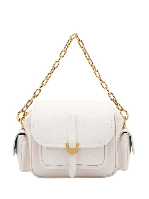 CAMPUS  Mini bolso de hombro, en piel blanco - Bolsos Mujer