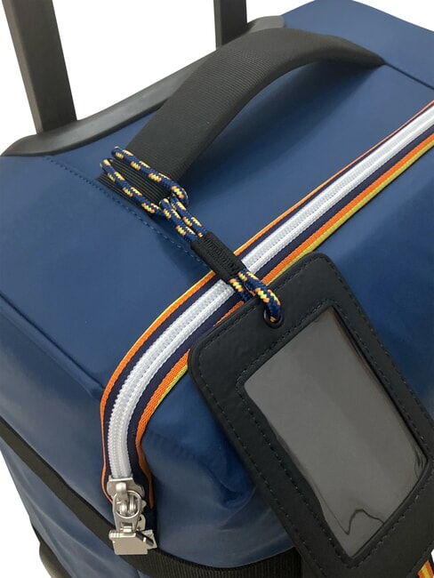 BLOSSAC  Carro de equipaje de mano impermeable Insignia azul-negra - Equipaje de mano