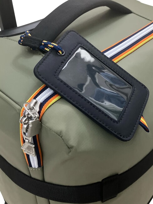 BLOSSAC  Carro de equipaje de mano impermeable liquen verde-negro p - Equipaje de mano