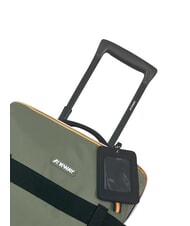 KWAY BLOSSAC  Carro de equipaje de mano impermeable liquen verde-negro p - Equipaje de mano - 5