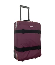 KWAY BLOSSAC  Carro de equipaje de mano impermeable violeta malva vino-bl - Equipaje de mano - 3