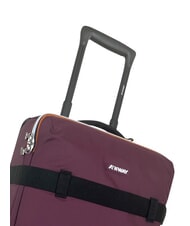KWAY BLOSSAC  Carro de equipaje de mano impermeable violeta malva vino-bl - Equipaje de mano - 6