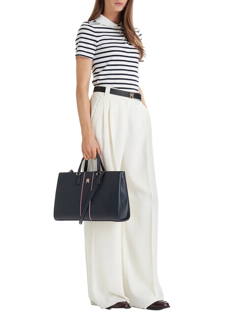 TH DAILY Bolso de mano con correa para el hombro. espacio azul - Bolsos Mujer