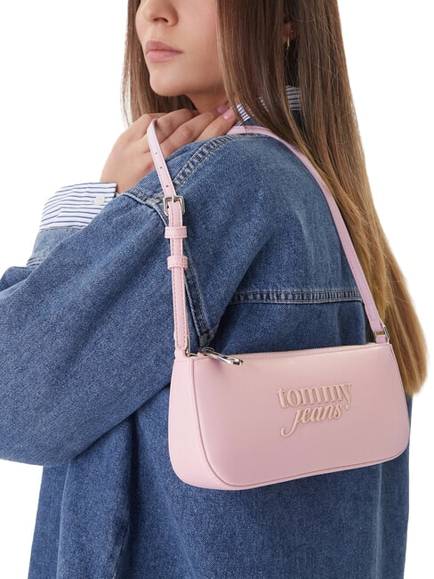 TJ MUST Bolso de hombro rosa de polvo de perlas - Bolsos Mujer