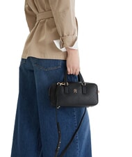 TOMMY HILFIGER TH DAILY Bolso de hombro con correa para el hombro negro - Bolsos Mujer - 2