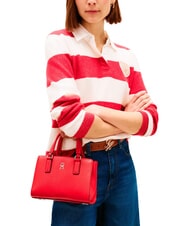 TOMMY HILFIGER TH DAILY Minibolso con correa para el hombro rojo primario - Bolsos Mujer - 2