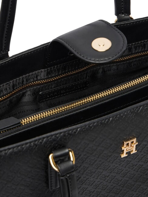 TH DAILY Bolso de hombro tipo tote negro - Bolsos Mujer